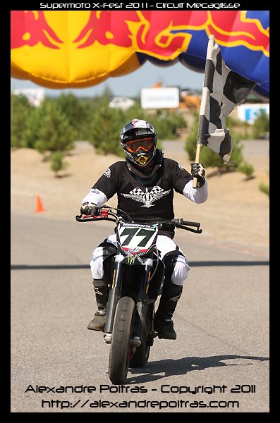 Supermoto X-Fest 2011 - Maxime Sylvestre - Champion